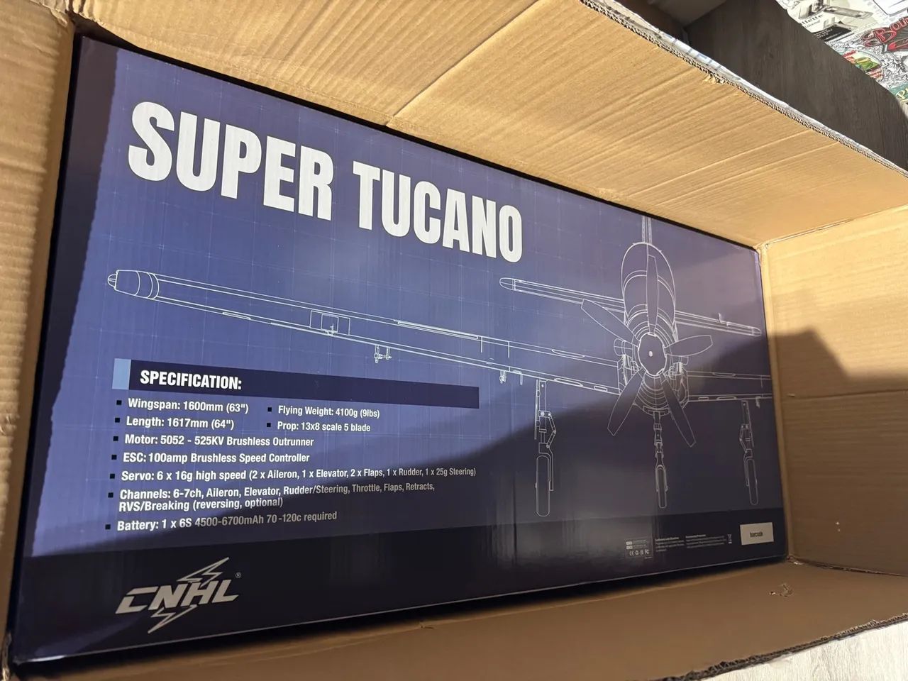 Aeromodelo Super Tucano CNHL 1600mm