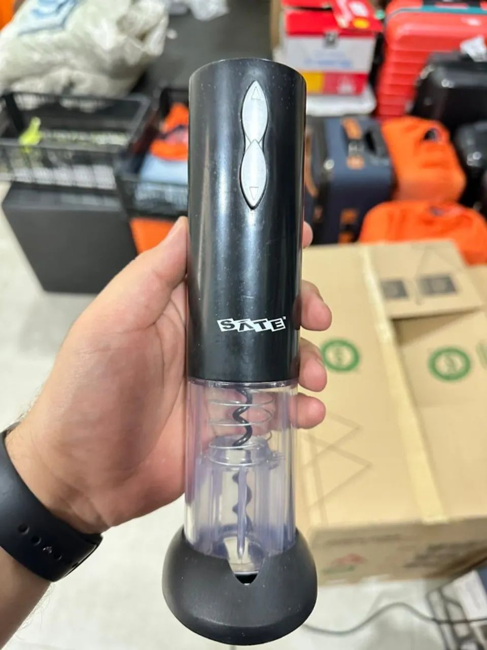 abridor de vinho eletrico