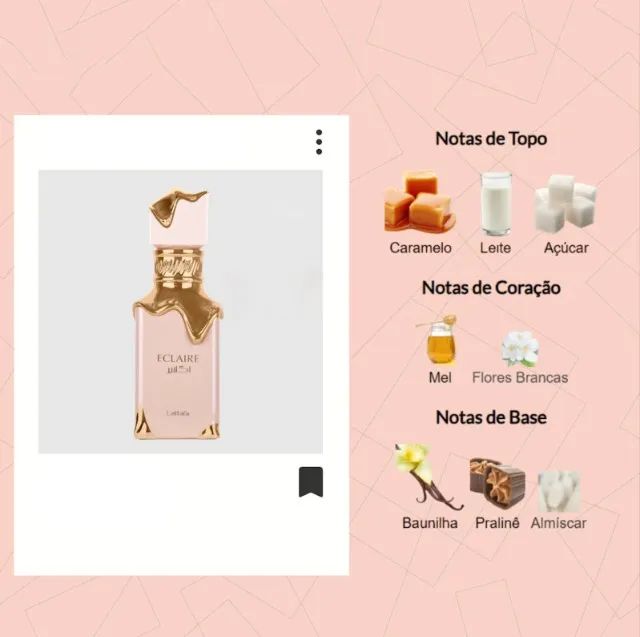 Perfume Arabe Original Perfumes importados Femininos Eclaire 100ML - Foto 2