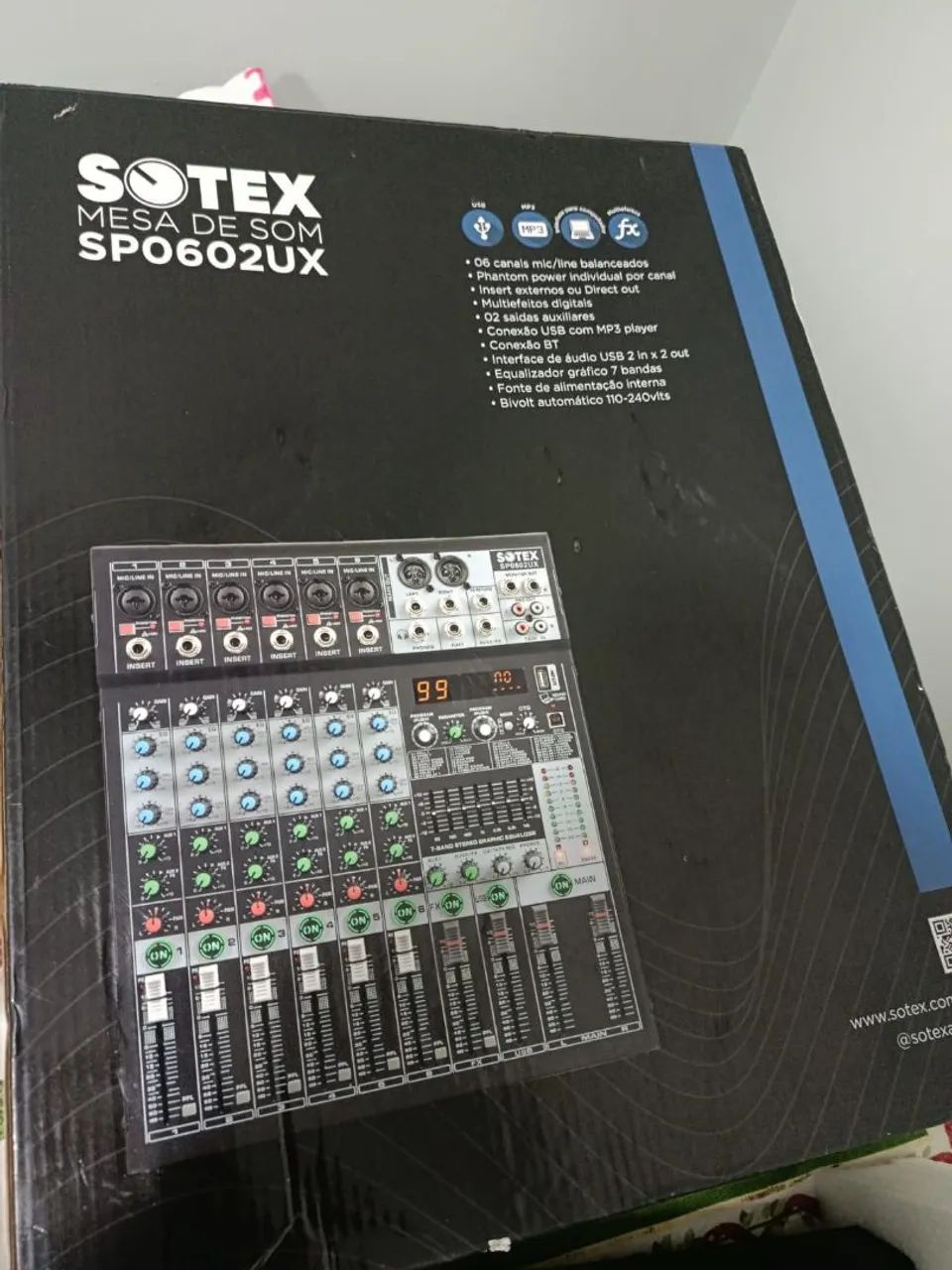 MESA DE SOM NOVA SOTEX SPO6O2UX - Foto 3