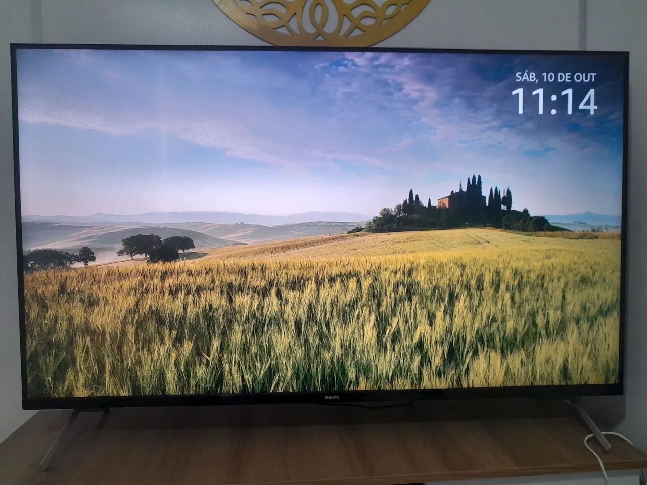 TV Philips 50 polegadas 4k. Apenas retirada.  - Foto 3