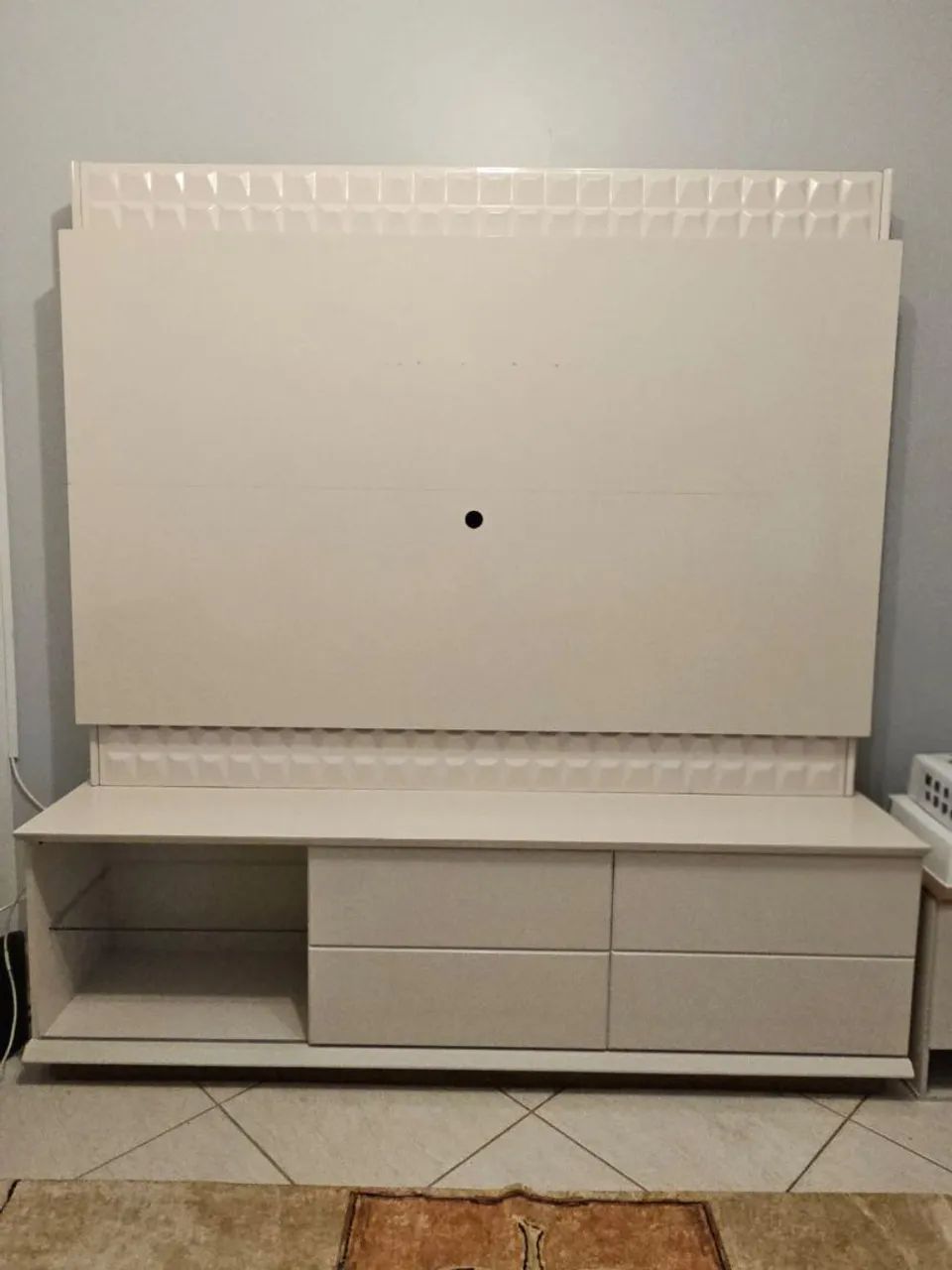 Rack com painel mdf 