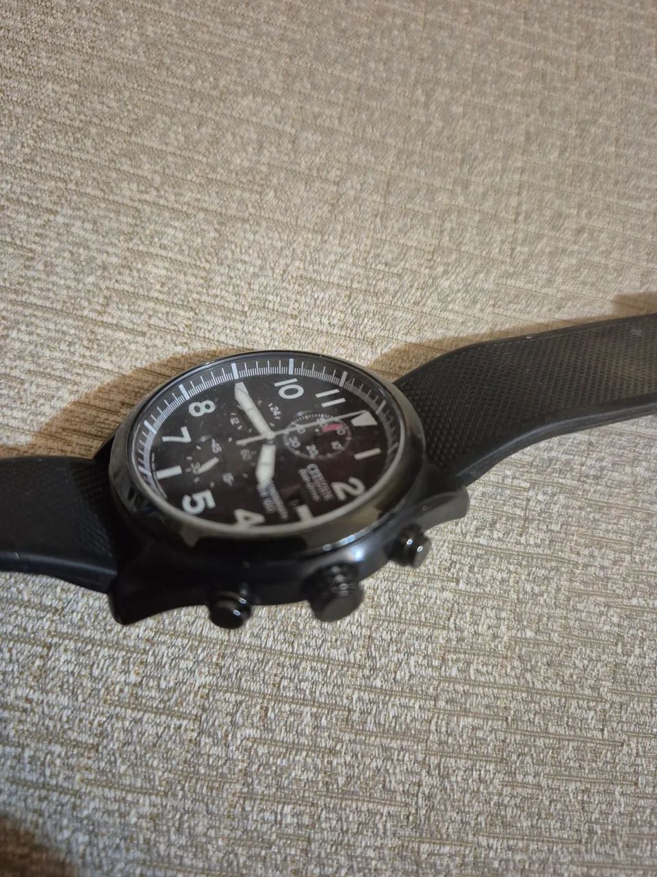 Relógio Citizen Eco-Drive Chronograph CA0255-01E (Funcionando 100%) - Foto 5