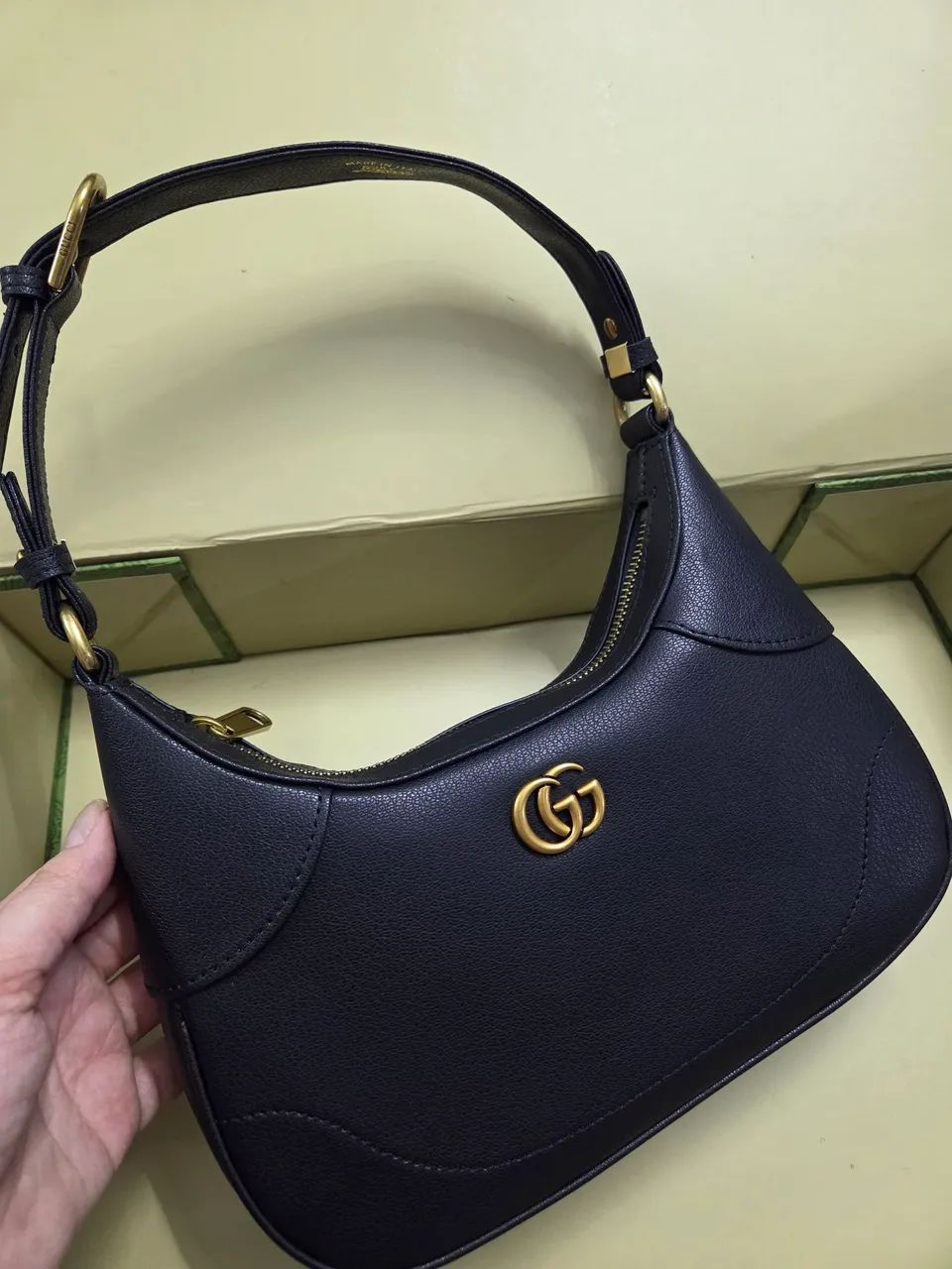 Bolsa GG Gucci Aphrodite Couro M - Foto 5