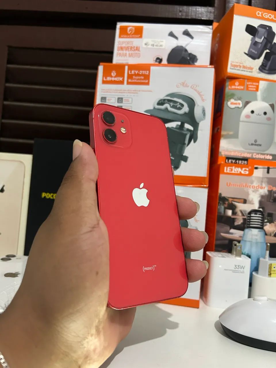 iPhone 12 64gb vermelho - Celulares e Smartphones - Zumbi