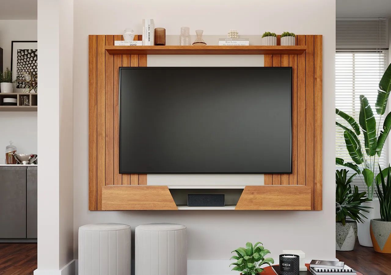 Painel Santiago Permobili, ideal para TVs até 72 Polegadas - Entrega Imediata; - Foto 2