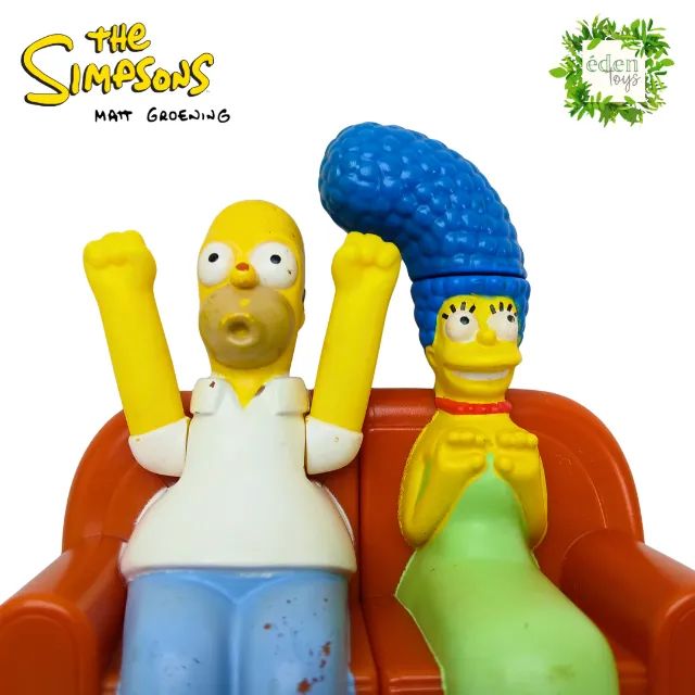 Bonecos Simpsons - Homer e Marge sofá BK (cód 009-2) - Foto 5