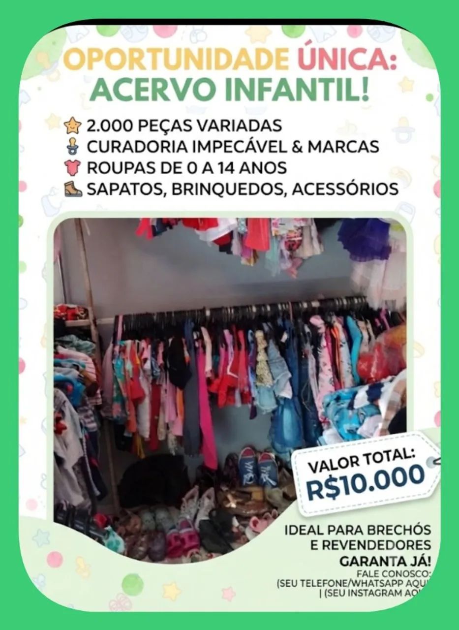 Vendo um acervo infantil 2000 mil peças e itens 
