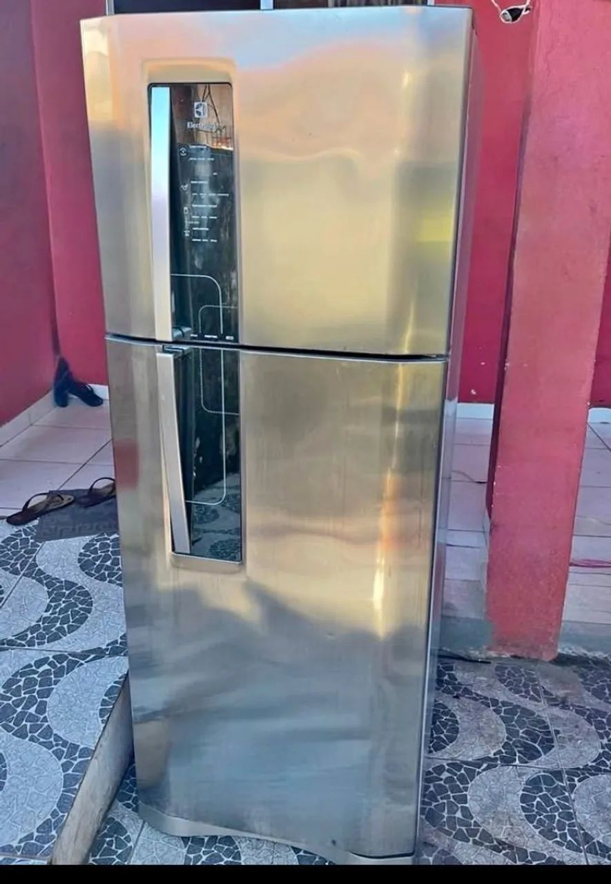 geladeira Electrolux inox 459 litros faço entrega