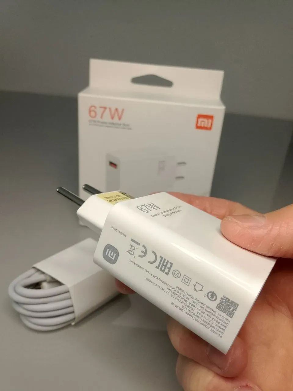 Carregador rápido xiaomi 67W 