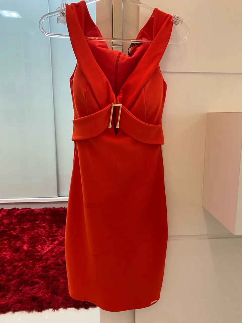 Vestido laranja justo dimy - Foto 2