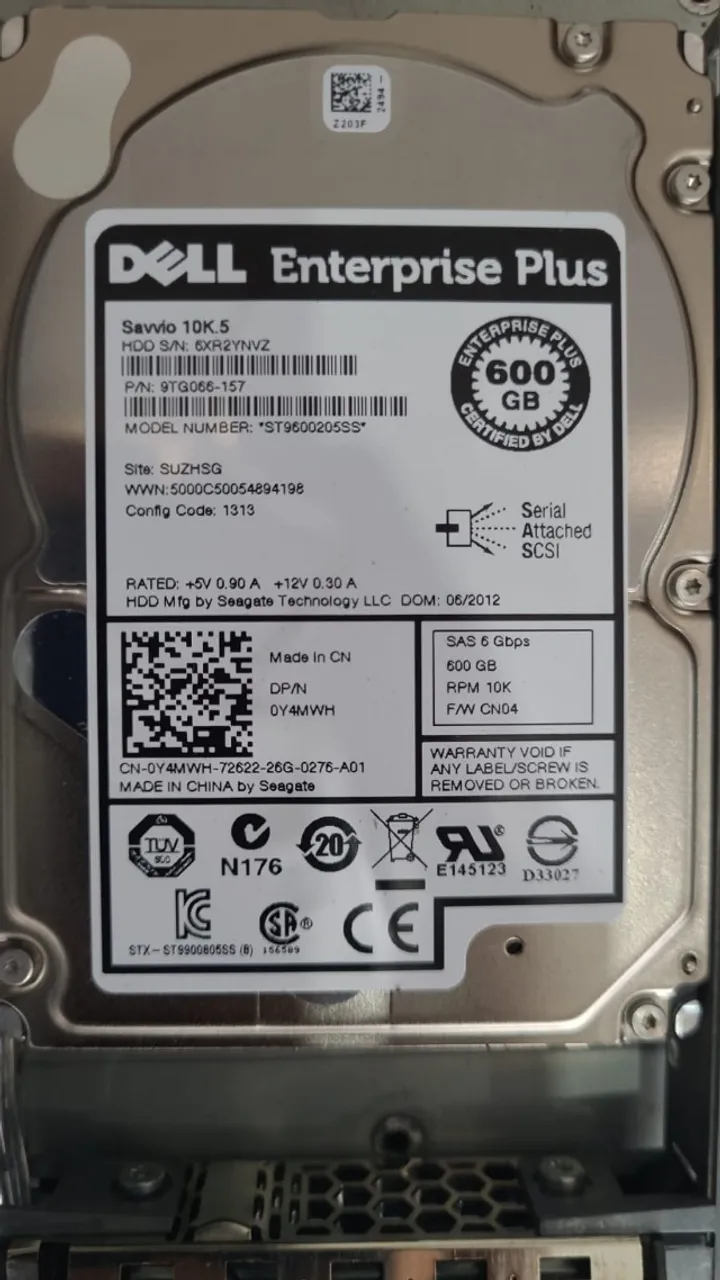 HD SAS 1.2TB 10K 2.5 IBM STORAGE. - Armazenamento - Vila