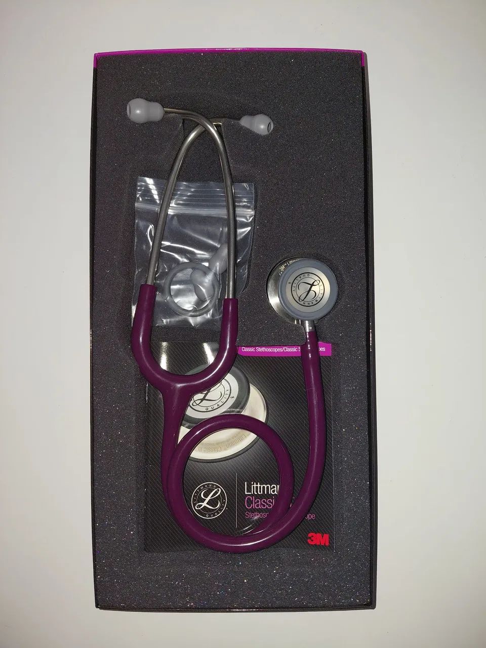 Estetoscópio littmann classic III roxo - Foto 2
