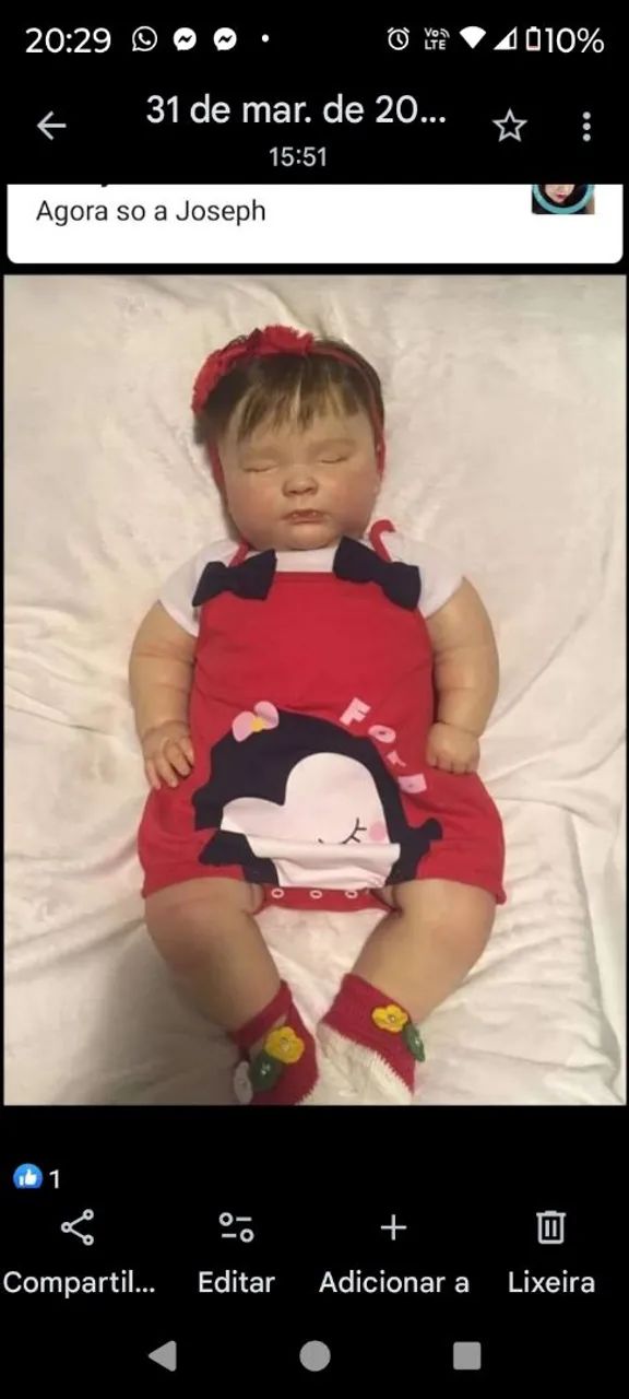 BEBÊ REBORN MOLDE JOSEPH