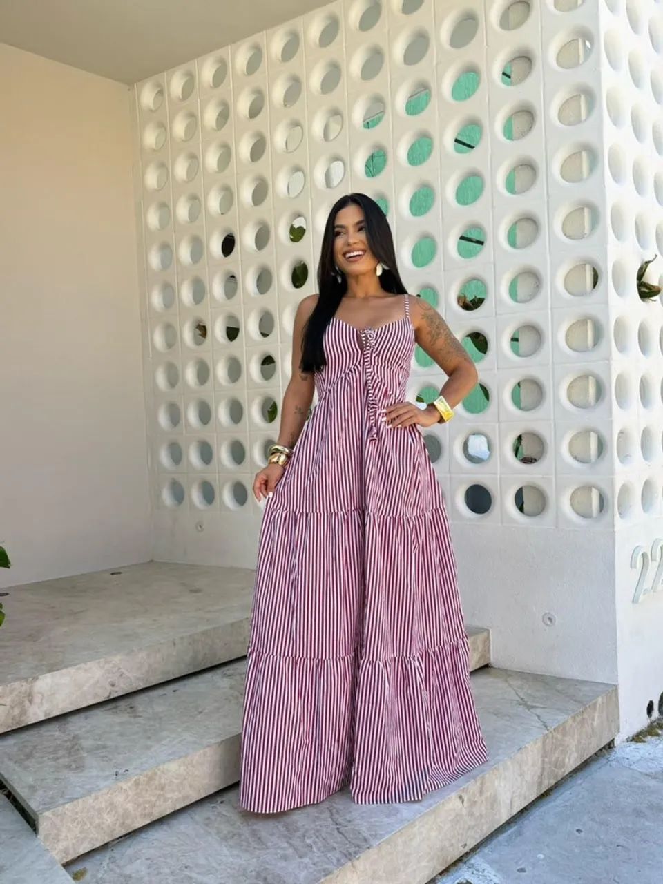 Vestido Crepe Seda 