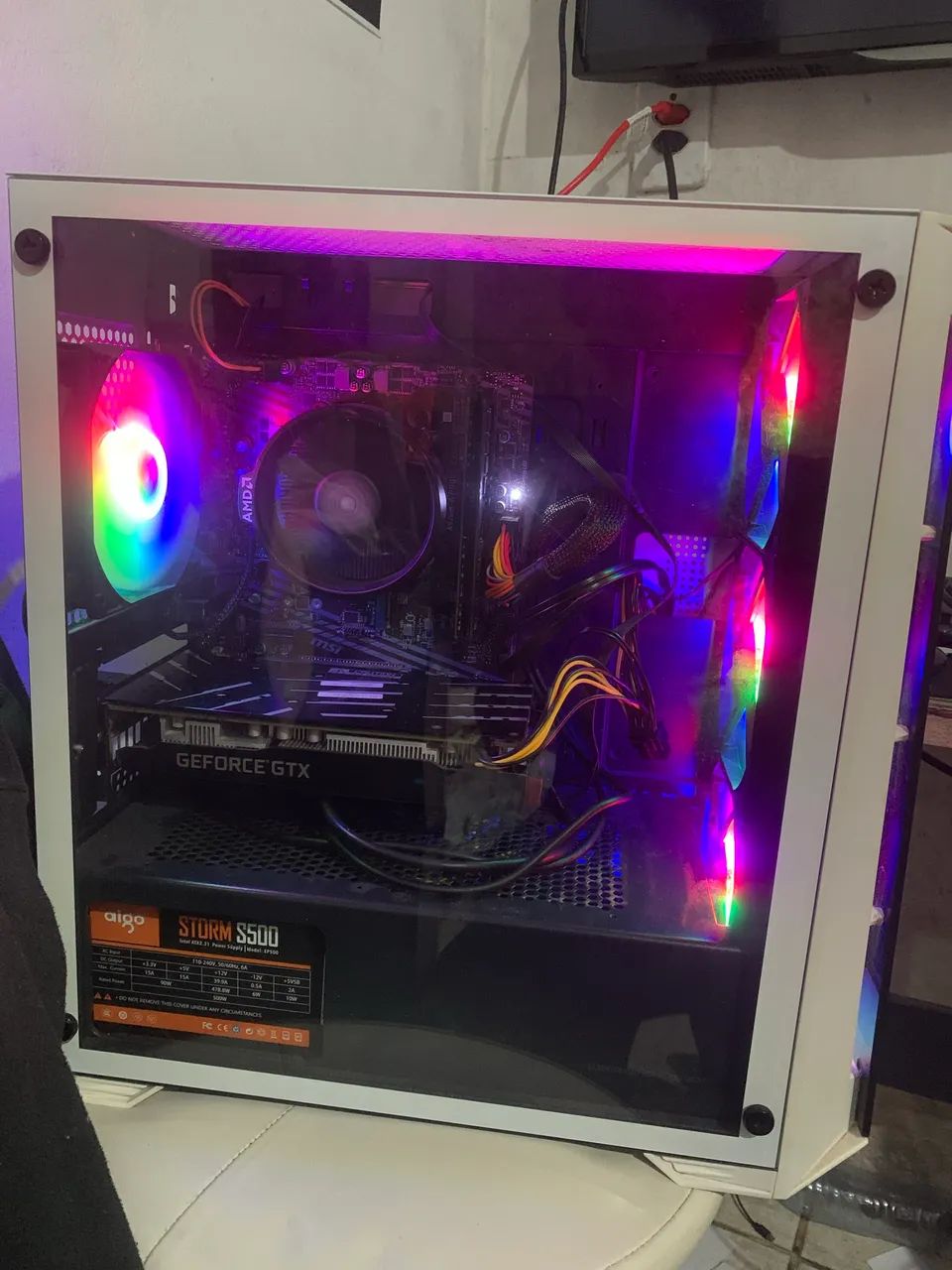 PC GAMER ddr4 1TB rom 16gb ram gabinete de vidro 