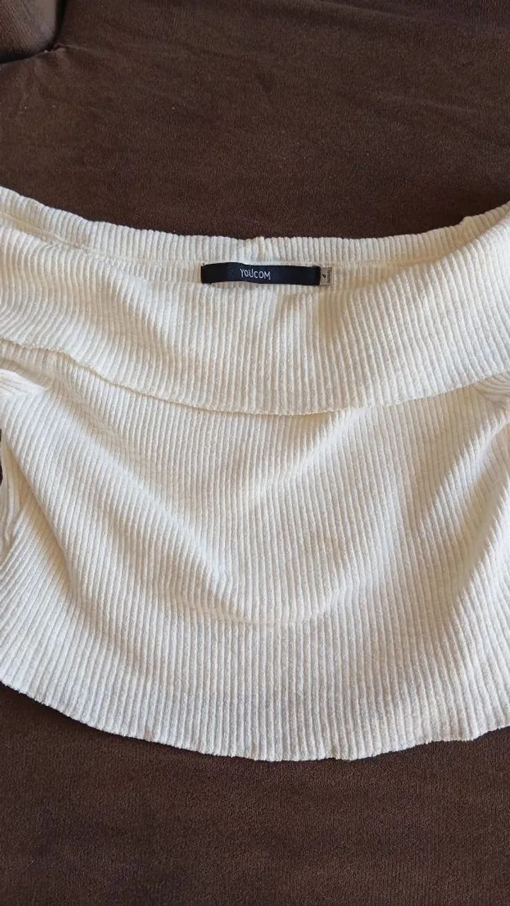 Cropped Branco YouCom - Foto 2