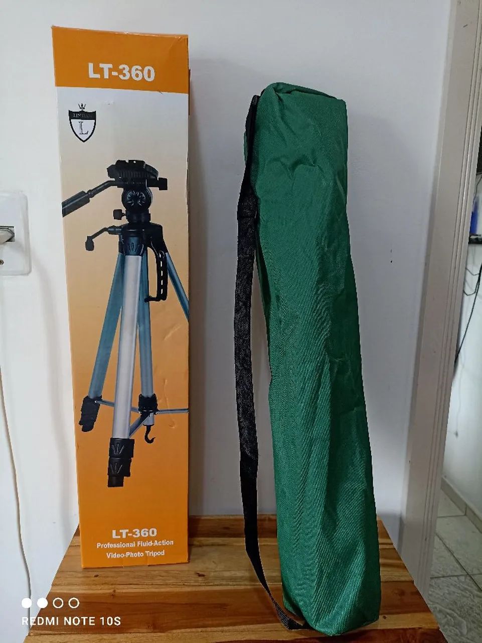 Tripé profissional com 1.70cm para câmera, filmadora e celular / SUPER OFERTA  - Foto 2