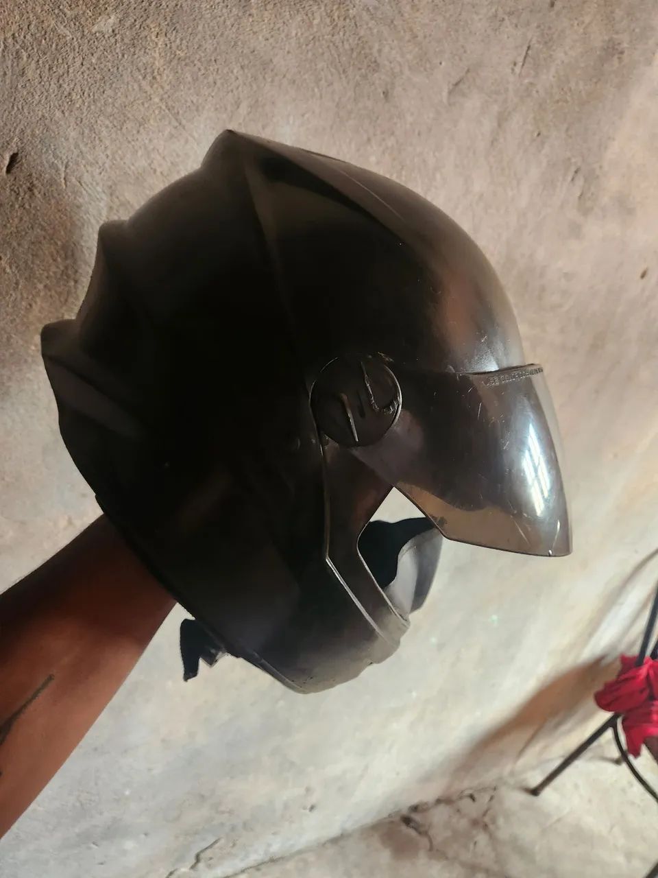 Capacete com narigueira alta - Foto 2