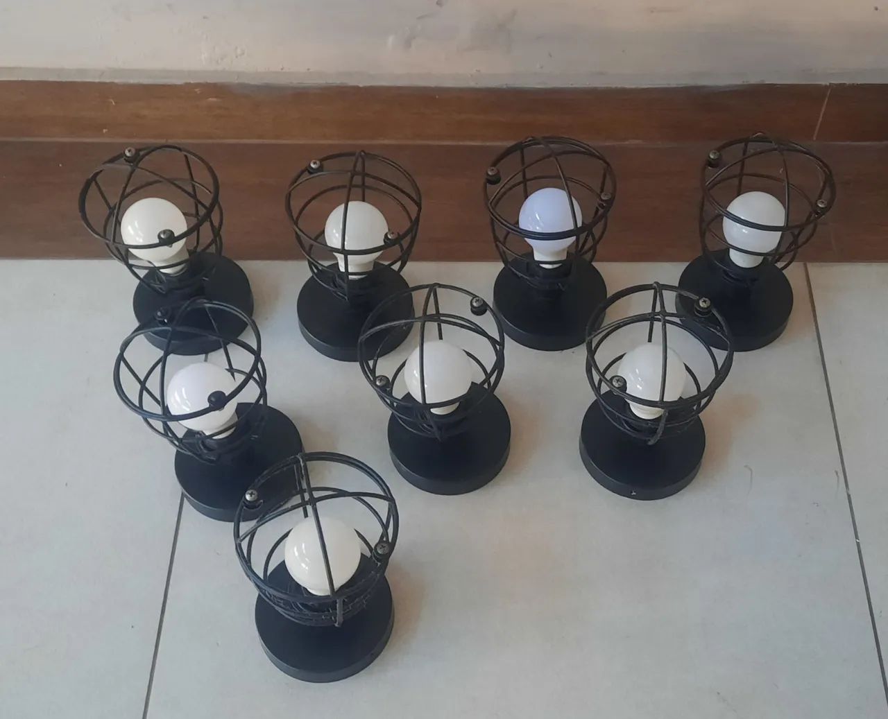 Luminárias estilo industrial lote com 8 - Foto 3