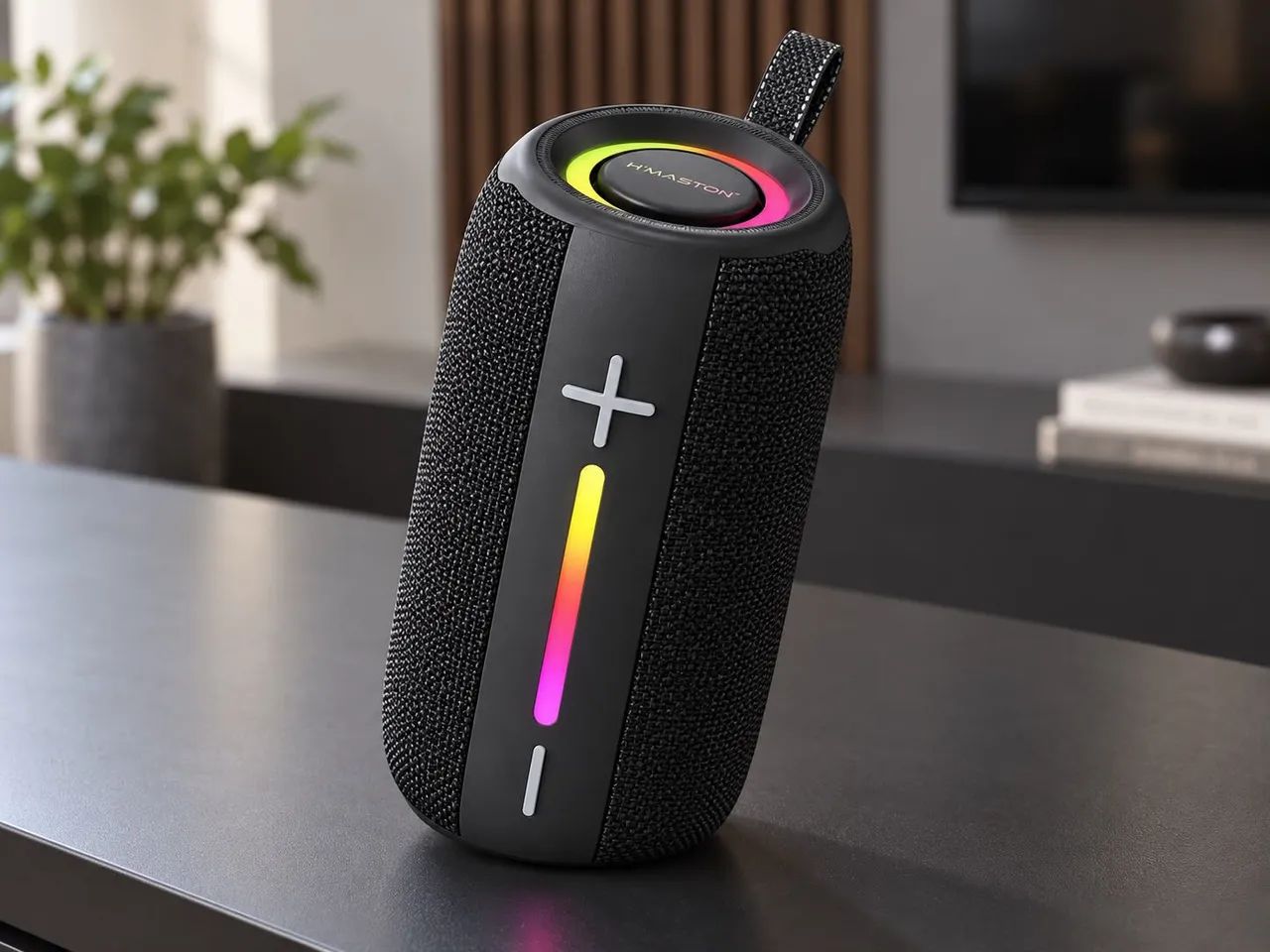 Caixa de Som Bluetooth H?Maston AM12 20W com RGB - Foto 3