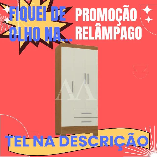 Guarda Roupa 3p Solteiro 