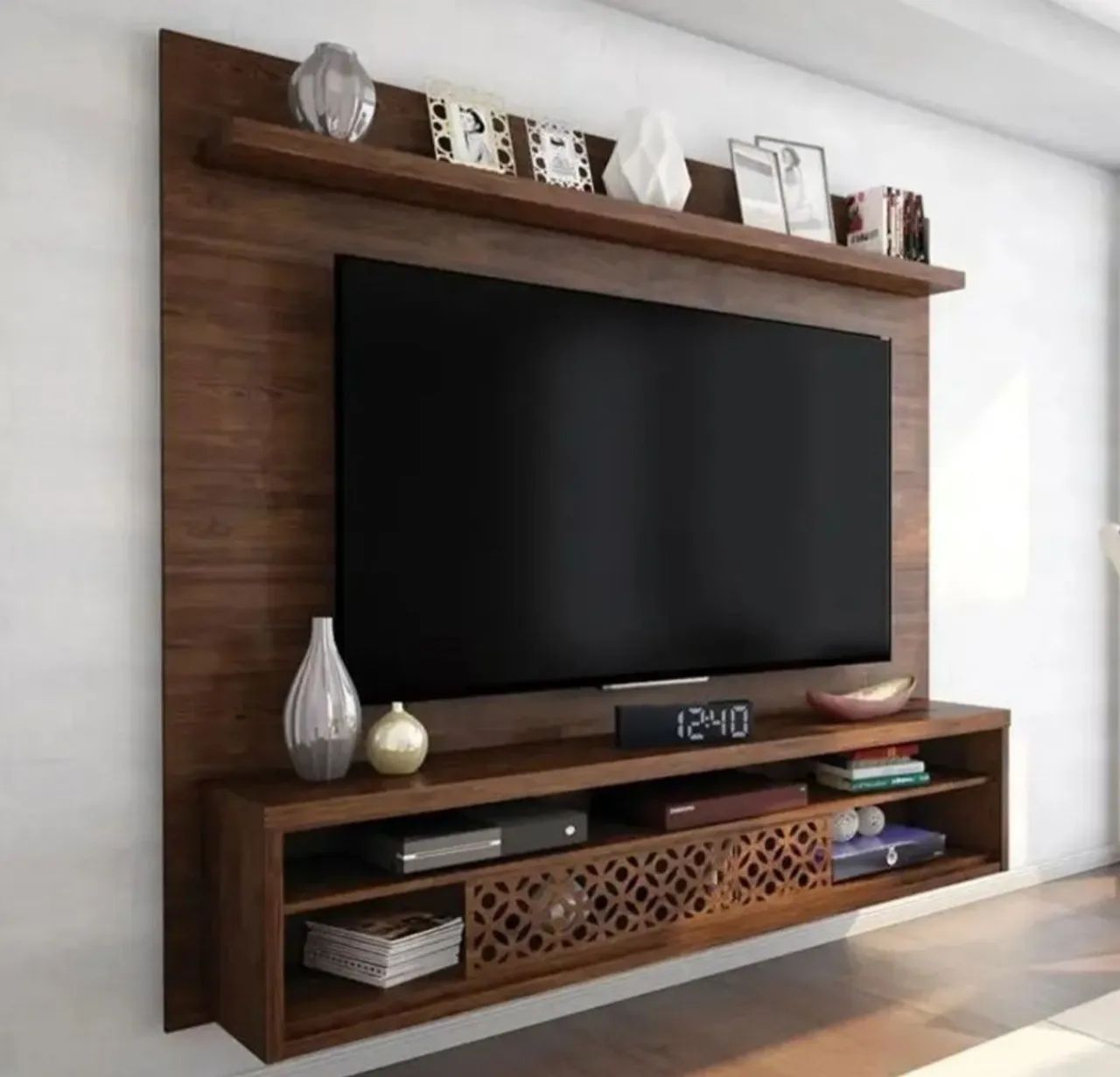 Home Suspenso Zenith 1.8 Para Tv Até 65 Polegadas Com Porta - Foto 2