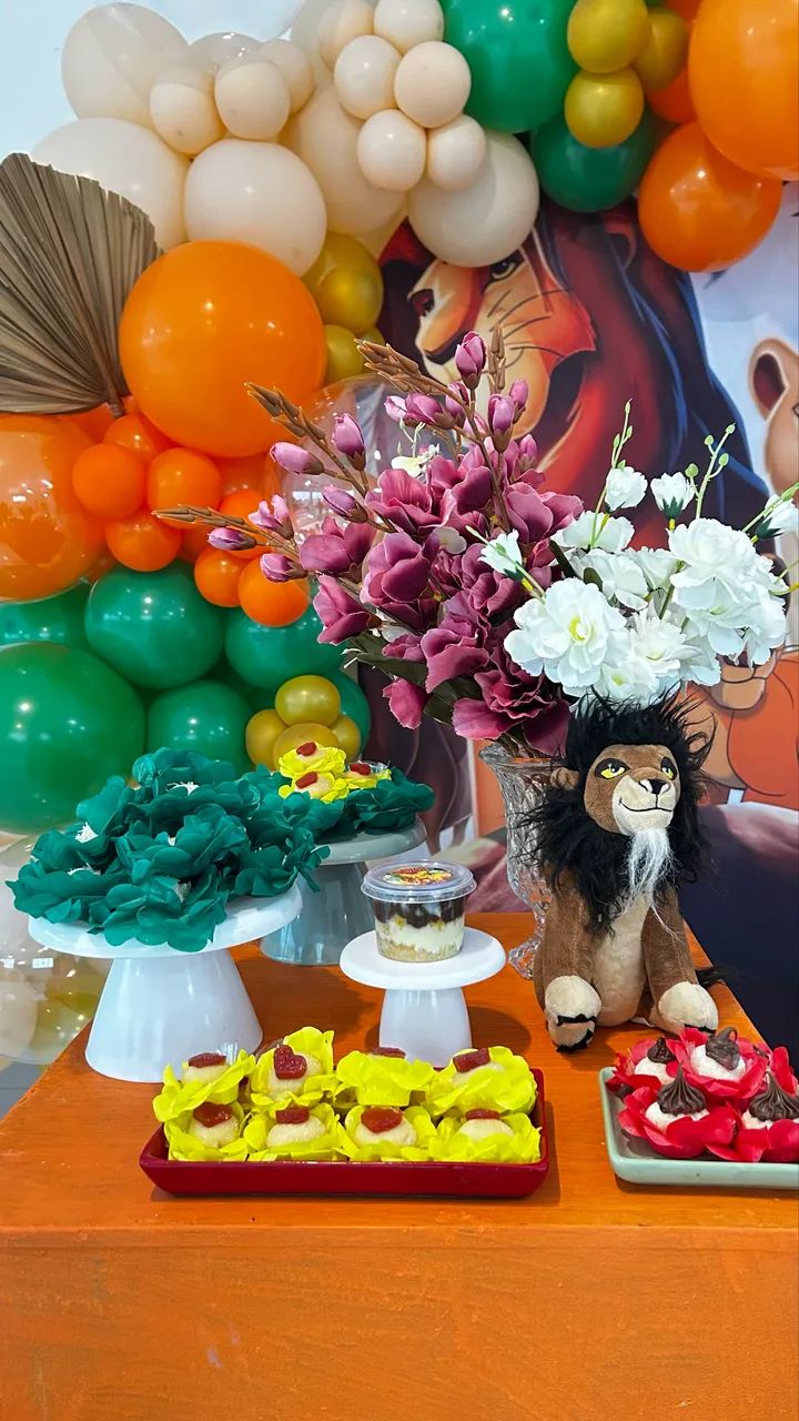 Decoração tema rei leão  - Foto 4