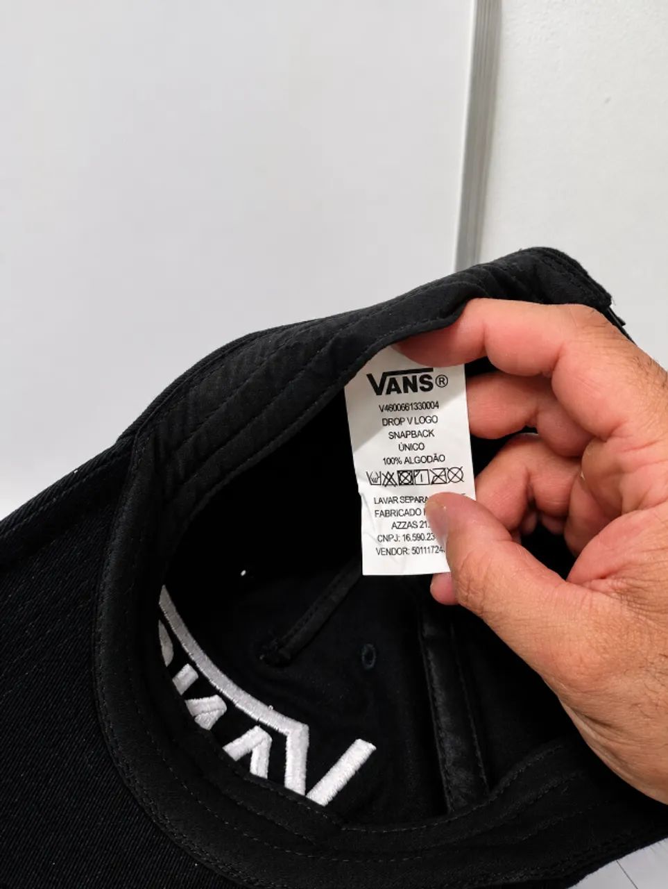 Boné VANS drop V Logo Black (ORIGINAL NOVO) - Foto 2