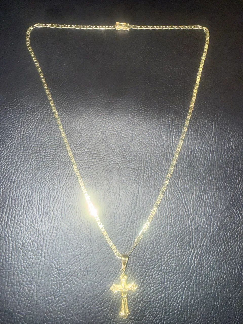 CORDÃO DE PRATA 925 BANHADO COM 10MM DE OURO - Foto 5