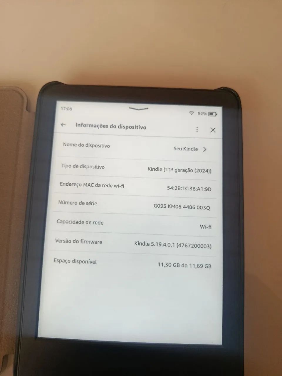 Kindle 11 geração excelente estado  - Foto 4