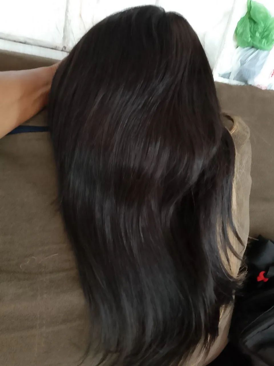 Peruca humana nova 45cm - Foto 4