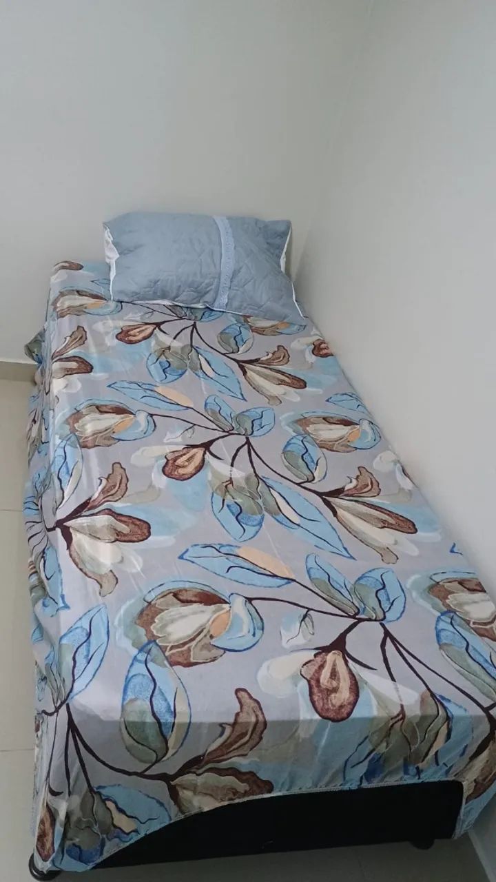 Cama Colchão Box Conjugado Solteiro