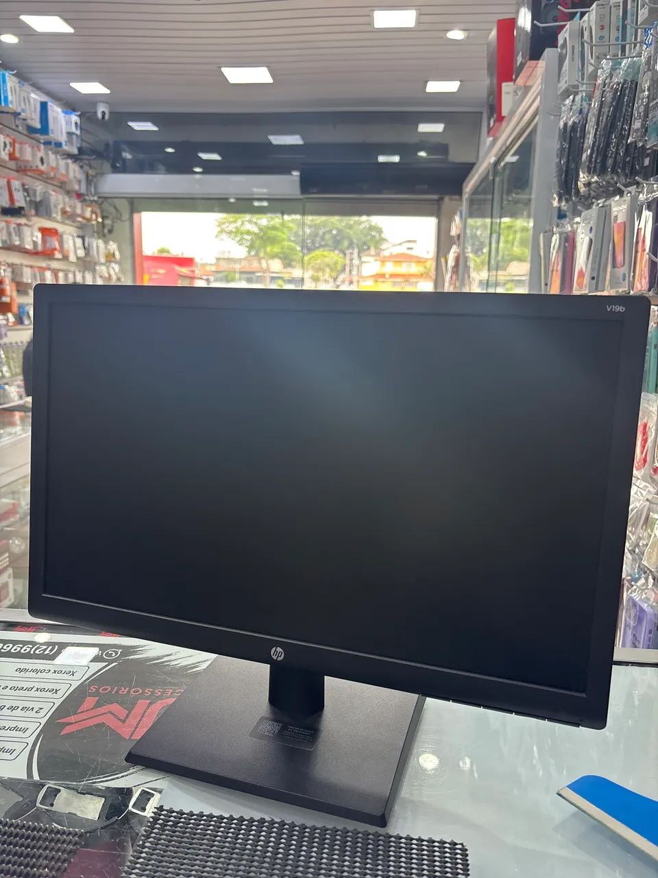 Monitor HP V19b 18,5? + Cabos | Funcionando Perfeitamente