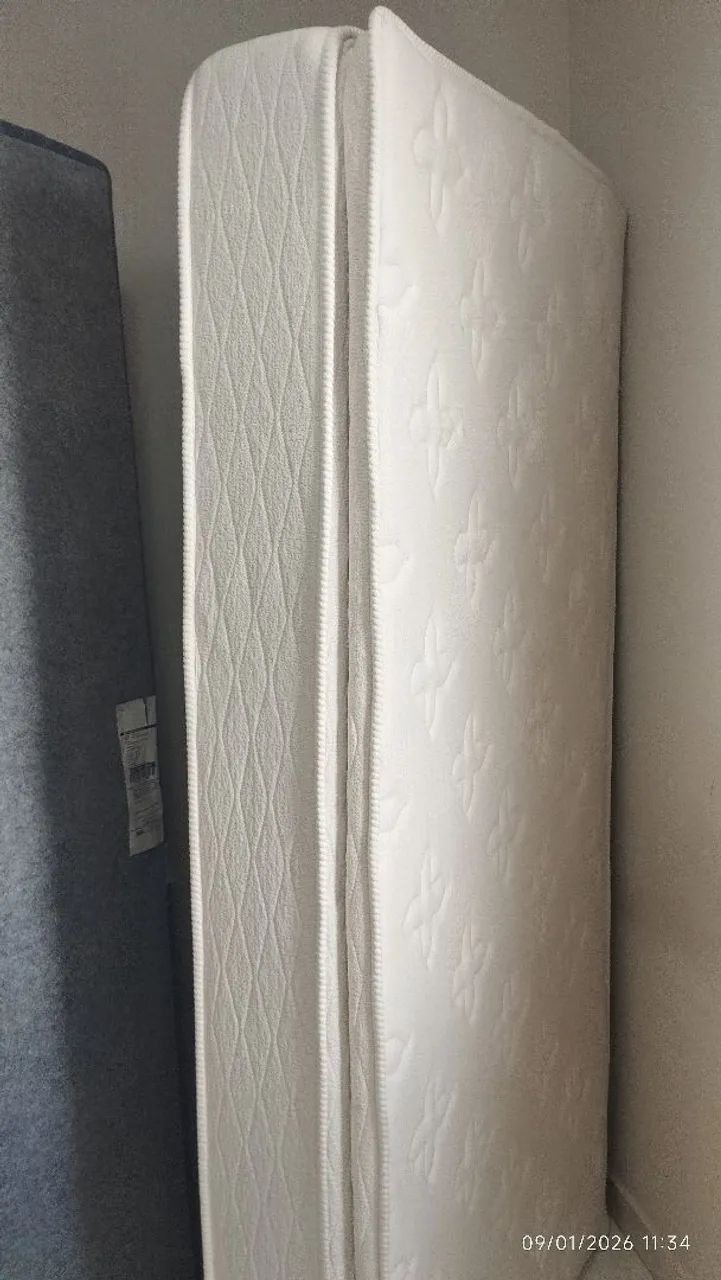 Bicama Itaflex+colchão solteiro umaflex com molas ensacadas e pilowtop  - Foto 4