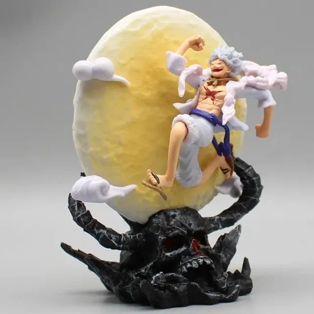 Action Figure Luffy Luminária 14 cm - One Piece - Colecionável - Foto 4