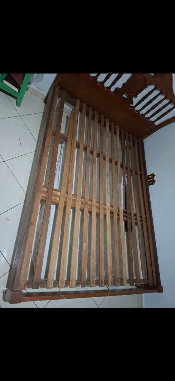 Cama casal madeira maciça - Foto 4