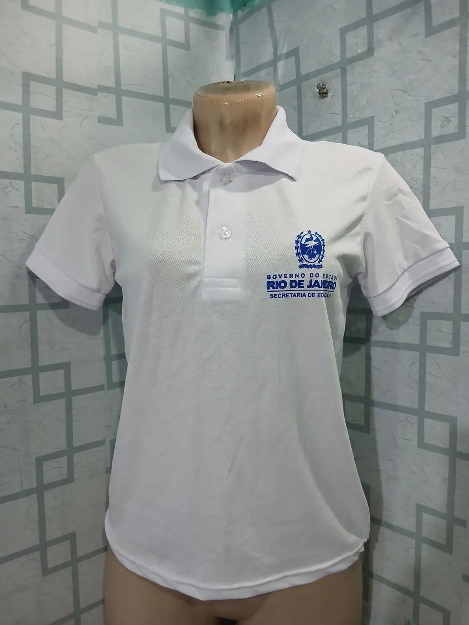 Camisa polo escolar estadual 