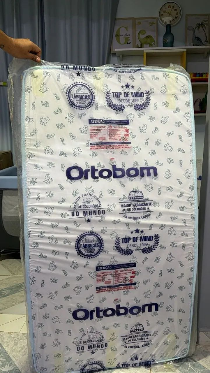 Vendo colchão para bebê marca ORTOBOM - Foto 2