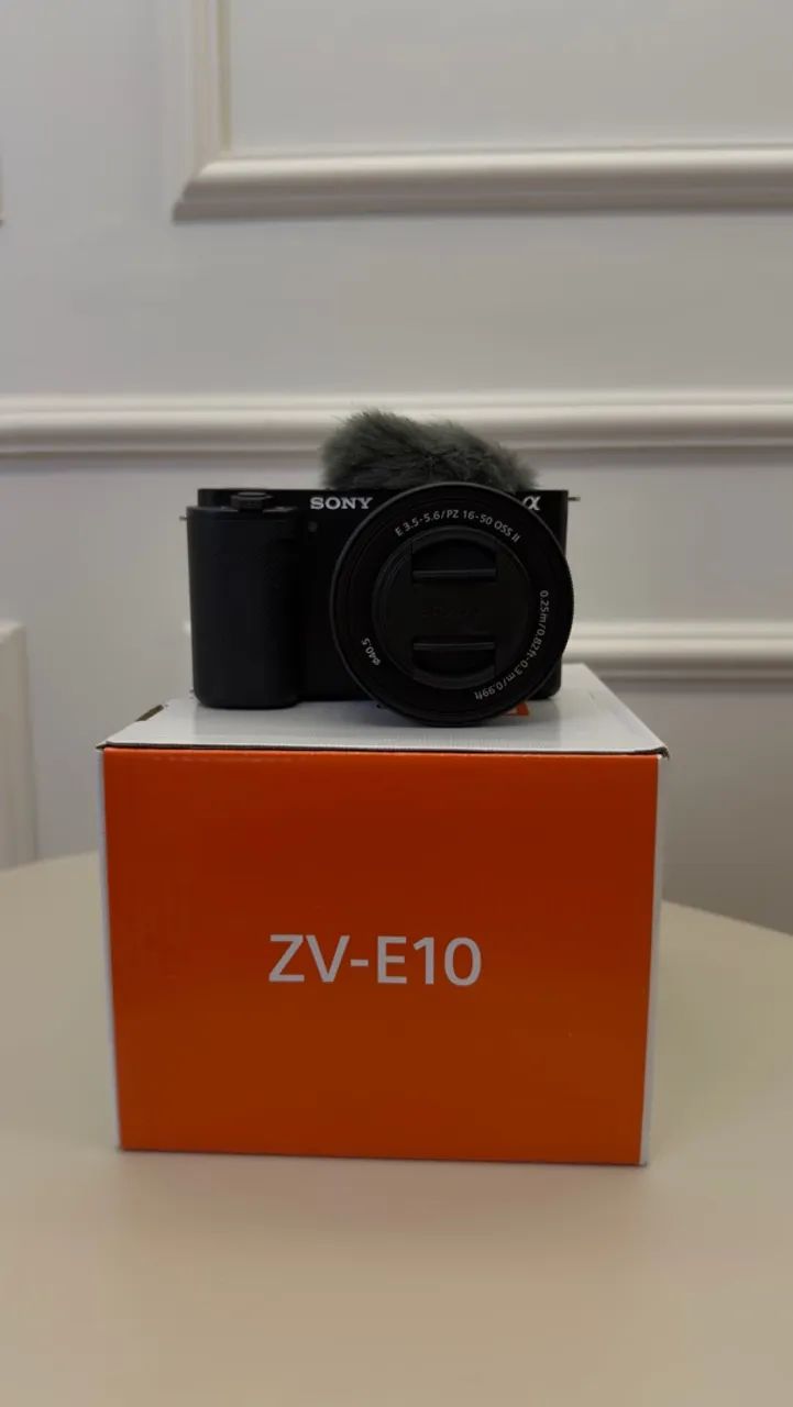 SONY ZV-E10 com lente do kit