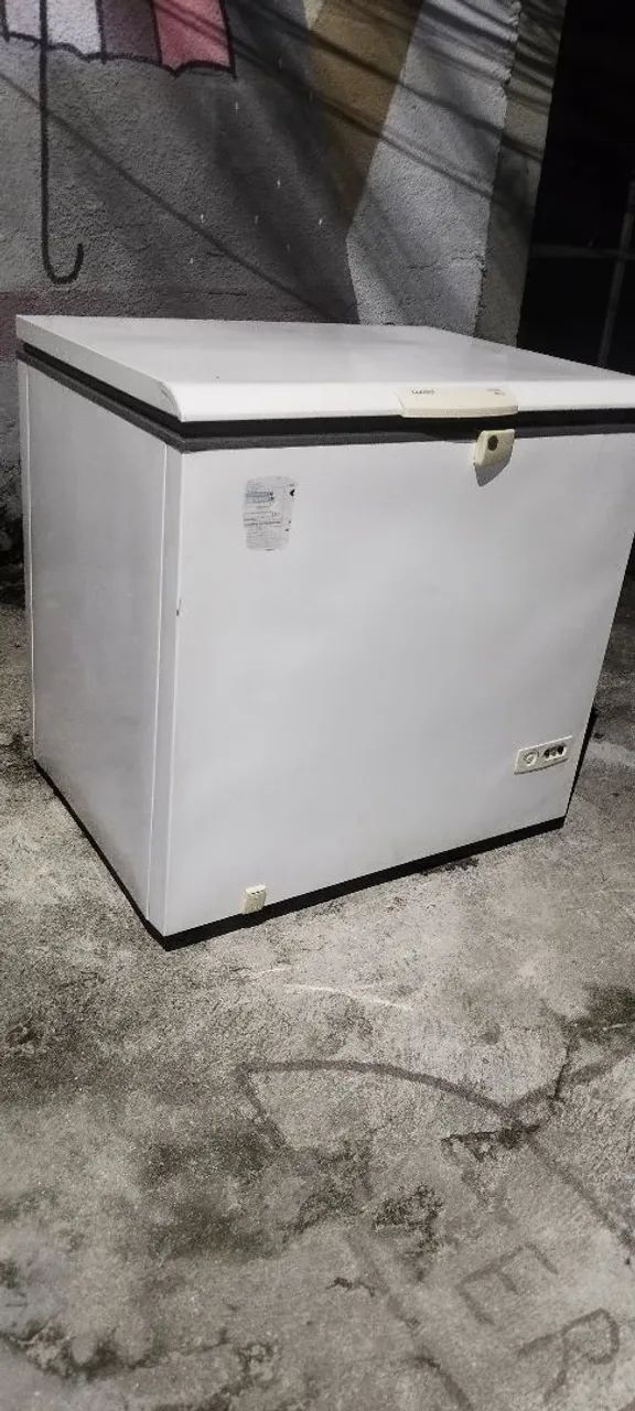 Freezer horizontal Consul dupla ação com controle de temperatura todo original lindo - Foto 5