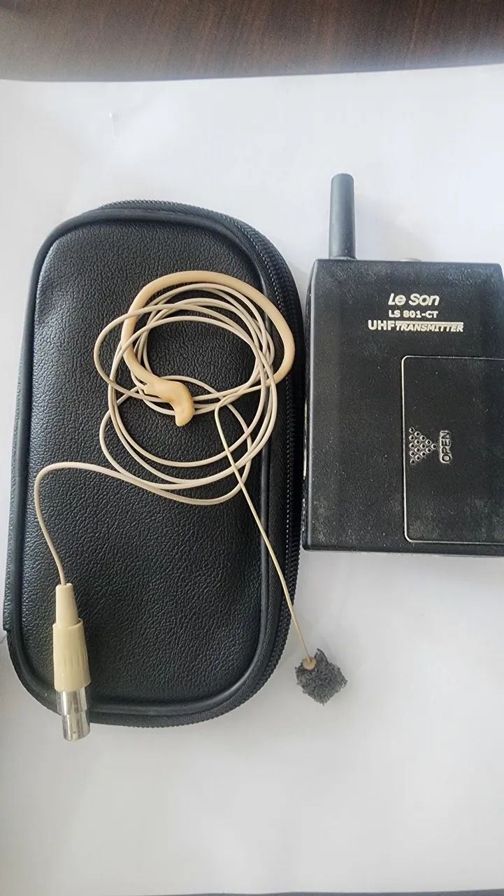 Microfone head set(microfone de cabeça) lesões ls 801 - Foto 2
