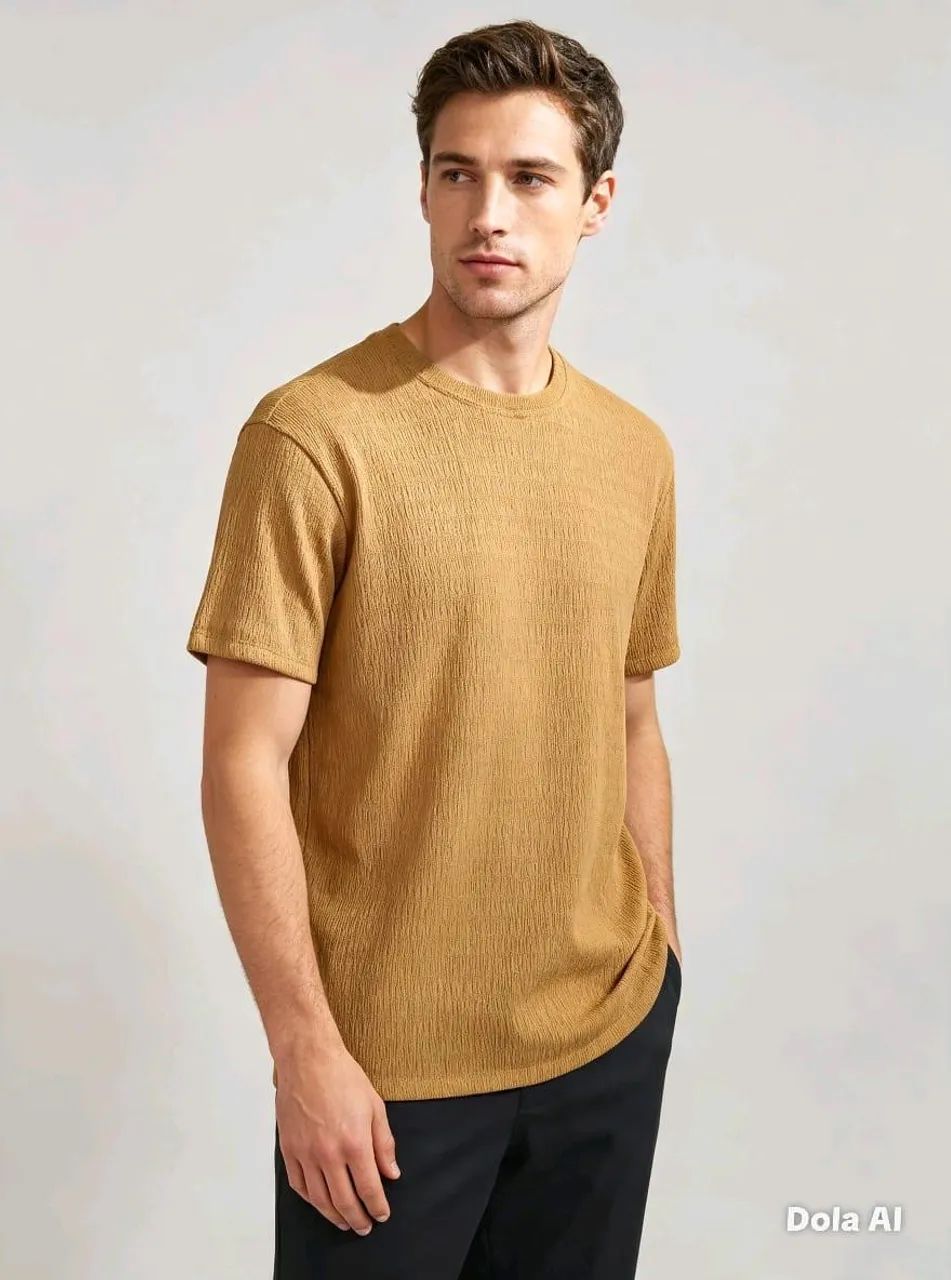 Camisetas básicas masculina nova lisa - Foto 2