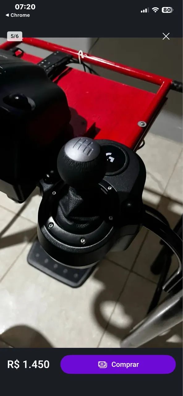 Volante G29 logitech pc, ps4,ps5 - Foto 3