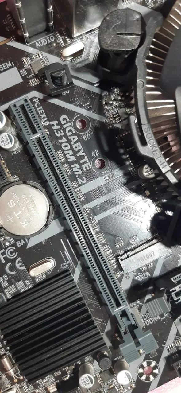 Placa Mãe; Processador e memoria intel 9° Geração  - Foto 4