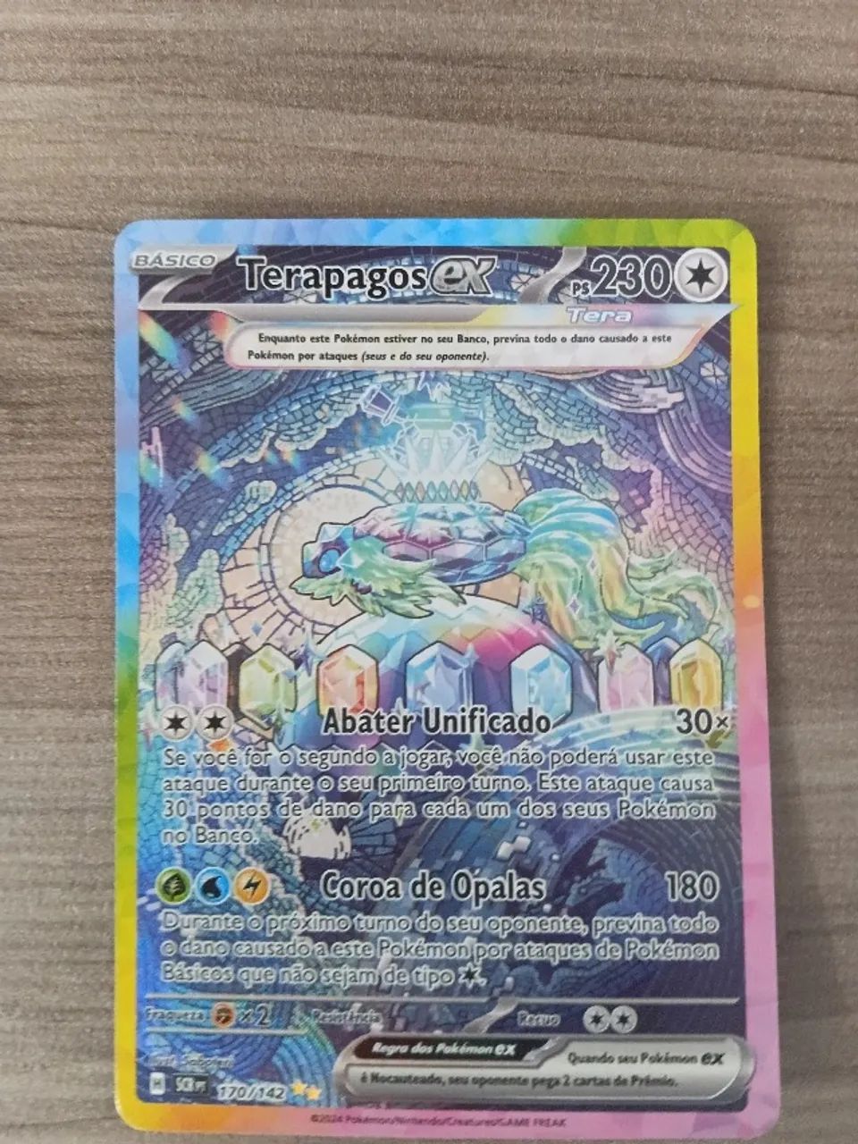 Carta Pokemon:Terapagos Ex(170/142) - Hobbies e colees - Enseada do Su,  Vitria 1495863531 | OLX