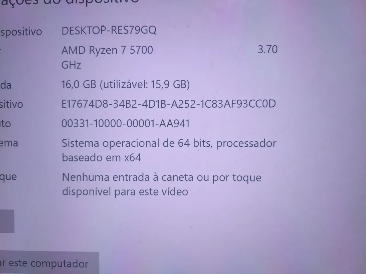 PC AM5 RYZEN 7 7800X3D E RX9060XT DE 16GB PEGO PS4 XBOX E XBOX E PS5 COM VOLTA - Foto 4