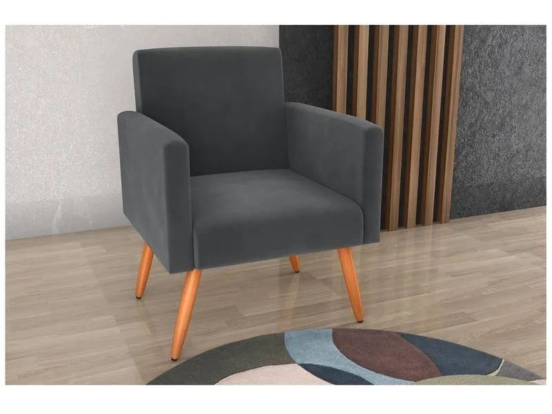 Poltrona Decorativa Moderna Matrix Dallas - Foto 5