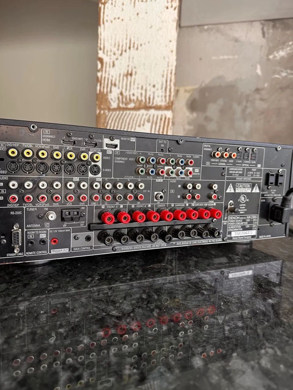 Receiver Denom AVR-2308CI - Ligando porem sem Som - Foto 5