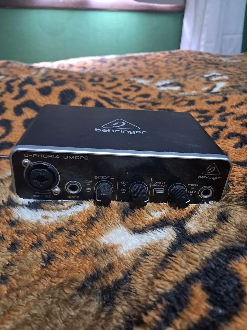 UMC 22 - BEHRINGER Placa de áudio em perfeito estado - Foto 2